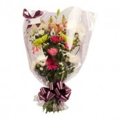 Flowers in Cellophane