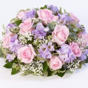 Rose and Freesia Posy Pink & Lilac