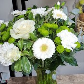 White Sympathy Vase